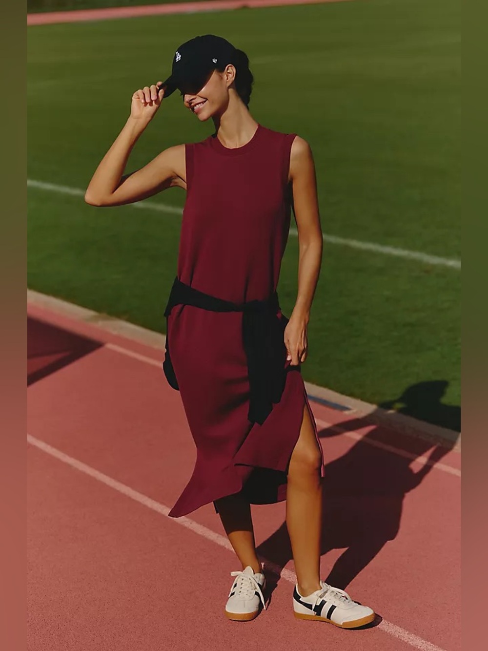 Anthropologie Varley Beatrice Sleeveless Sweater Midi Dress Size S
